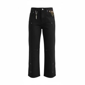 Black Relaxed Fit Men's Jeans